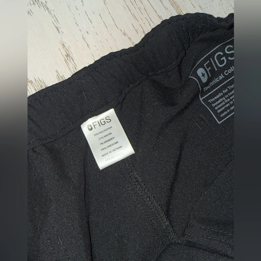 Like New Excellent Figs Mens Cairo Cargo Scrub Pants Black Size: XXL